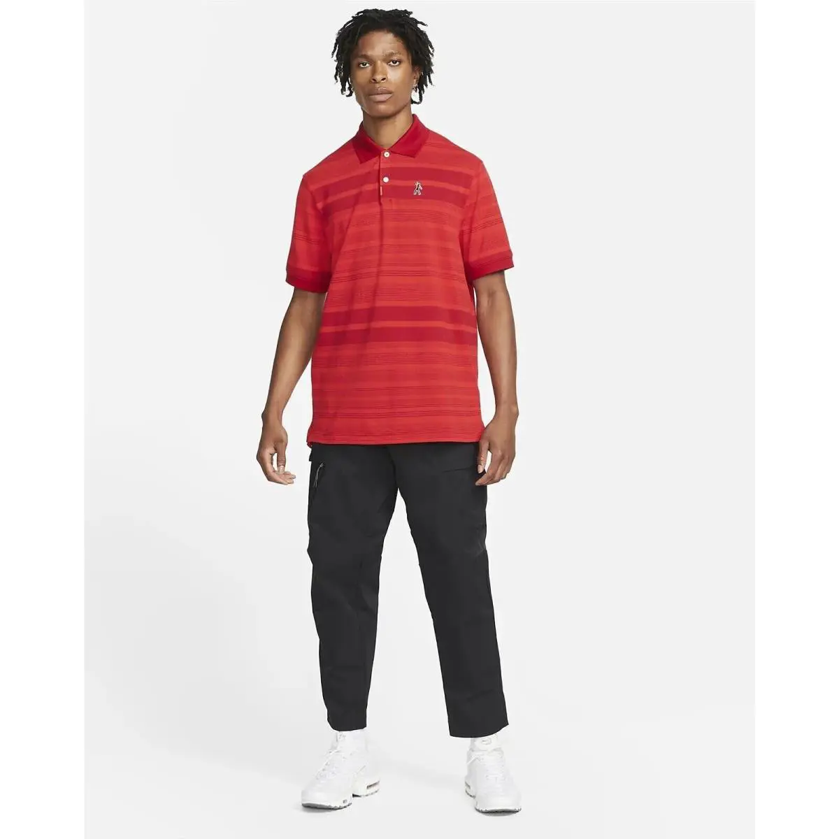 Nike clothing - Nike Performance Polo Shirt - Performance Polo Shirt - DA3084 687 - University Red & Dark Red 1