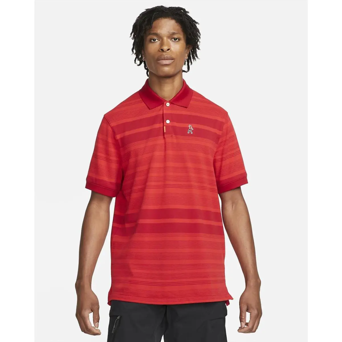 Nike clothing - Nike Performance Polo Shirt - Performance Polo Shirt - DA3084 687 - University Red & Dark Red 2