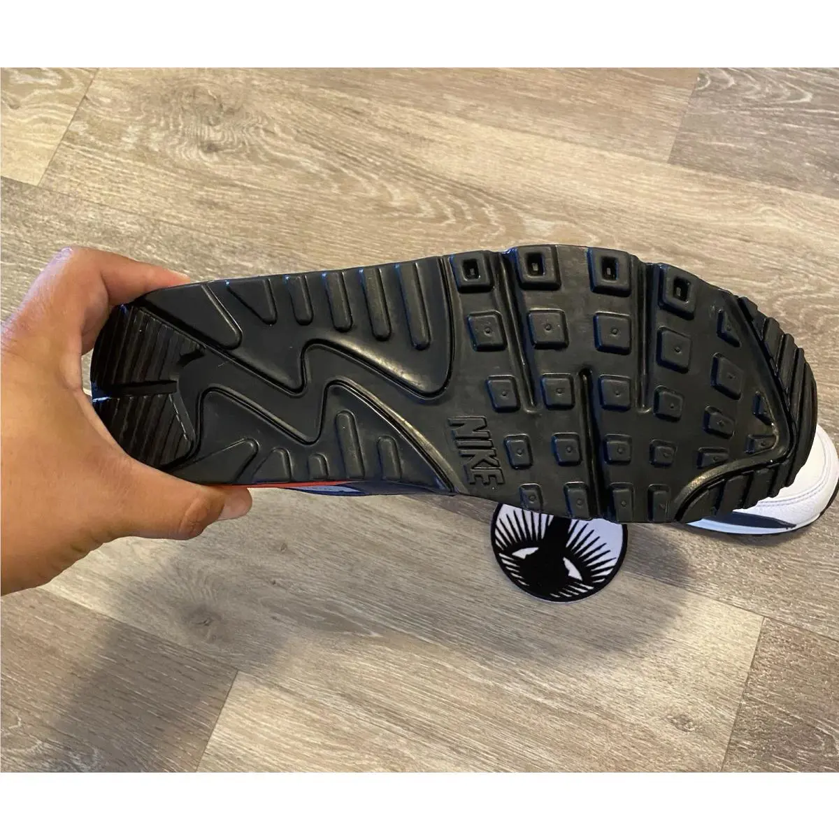 Nike shoes - Nike Air Max 90 - Air Max - DO7430-900 - White/Navy Blue/Red/Grey (UPC: 196150474881) 9