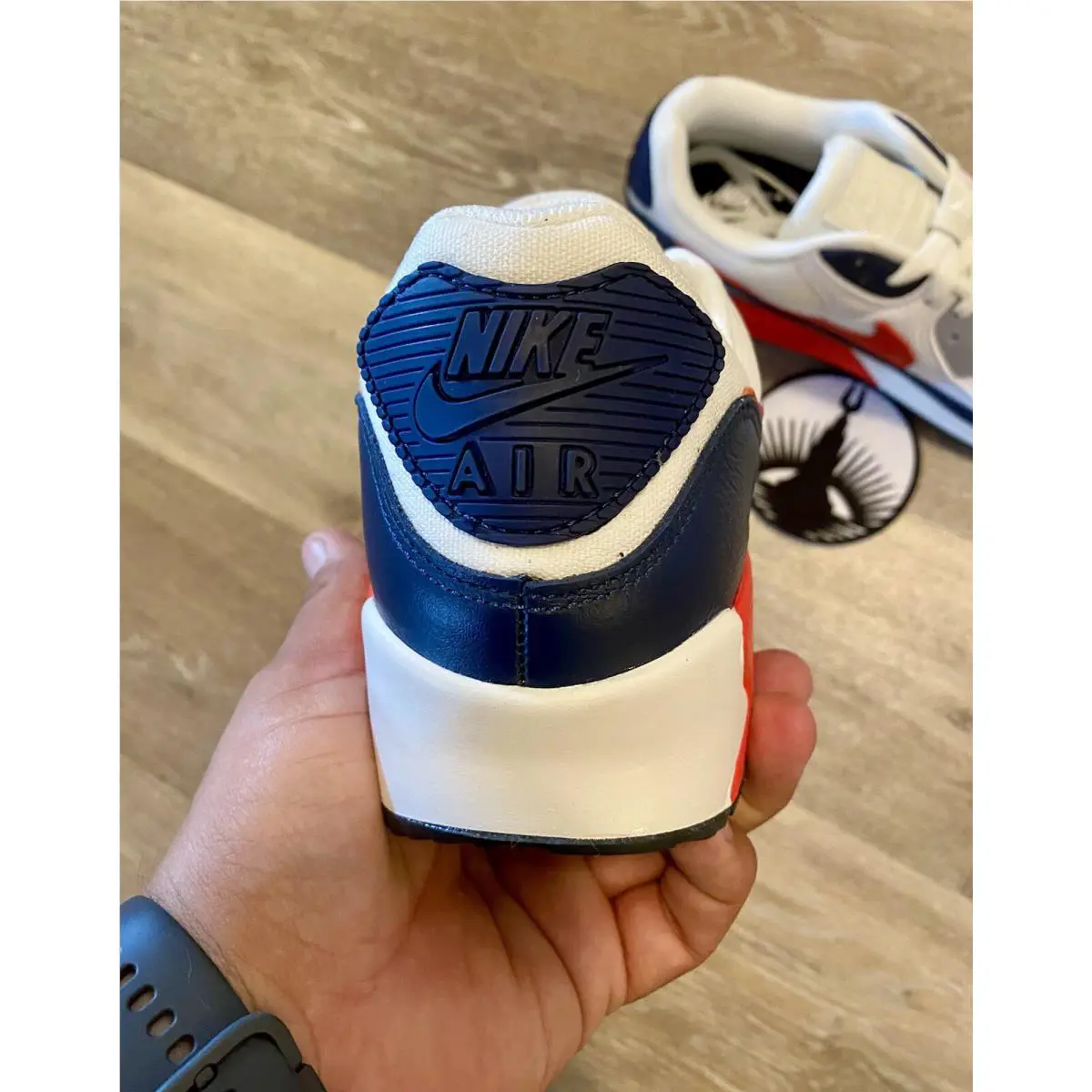 Nike shoes - Nike Air Max 90 - Air Max - DO7430-900 - White/Navy Blue/Red/Grey (UPC: 196150474881) 0