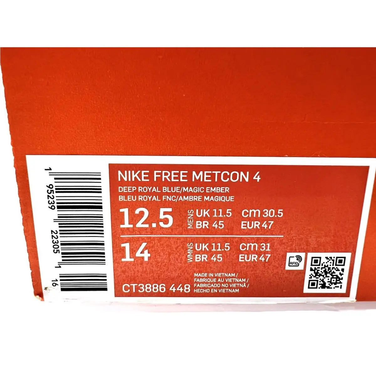 Nike shoes - Nike Free Metcon - Free Metcon - CT3886-448 - Blue (UPC: 195239223006) 10