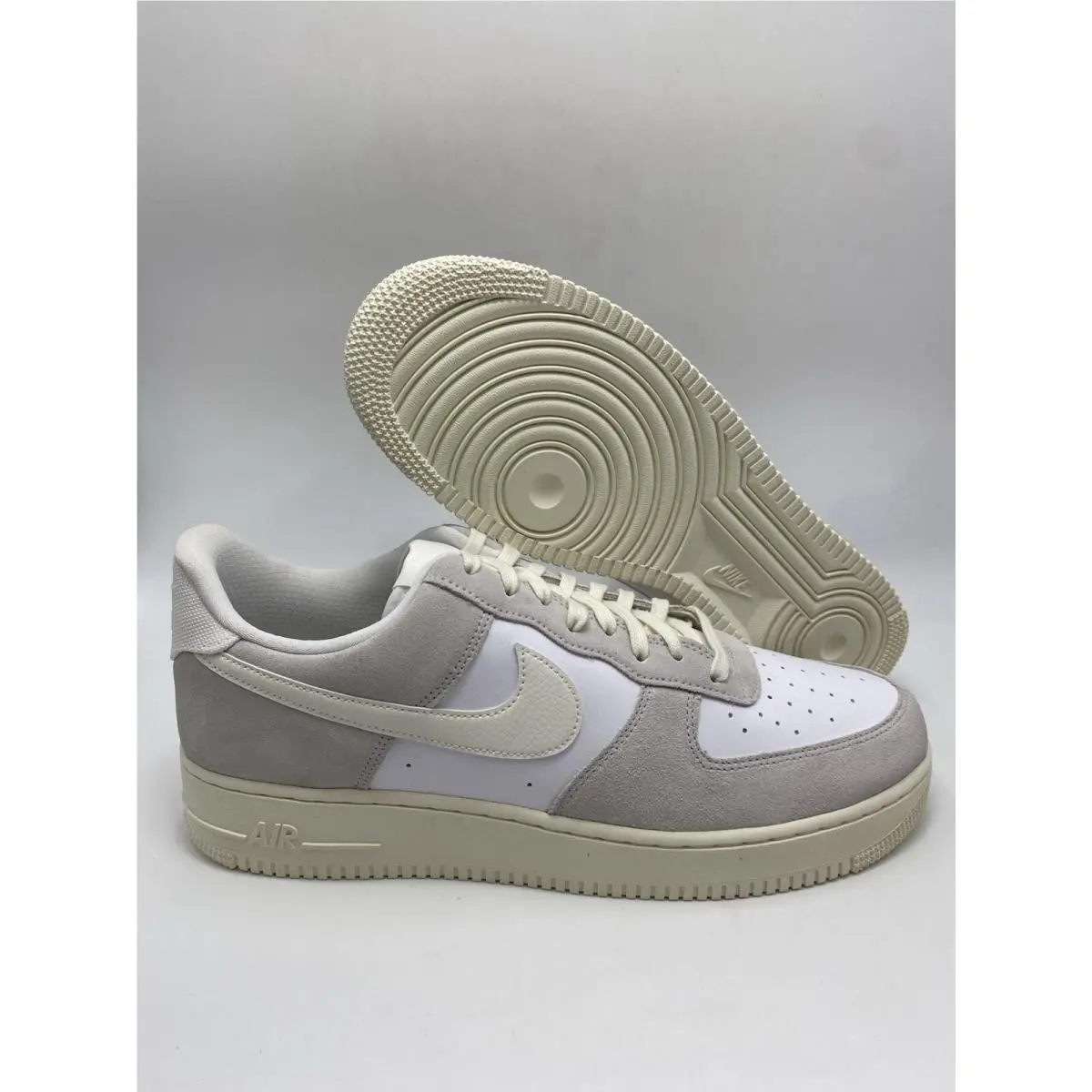 Nike Air Force 1 LV8 White Sail Platinum Tint Shoes CW7584 100 Men`s Size 13