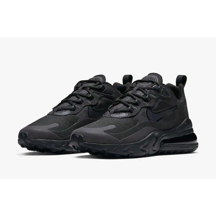 Men`s Air Max 270 React Black Oil Grey Sz 10 by Nike