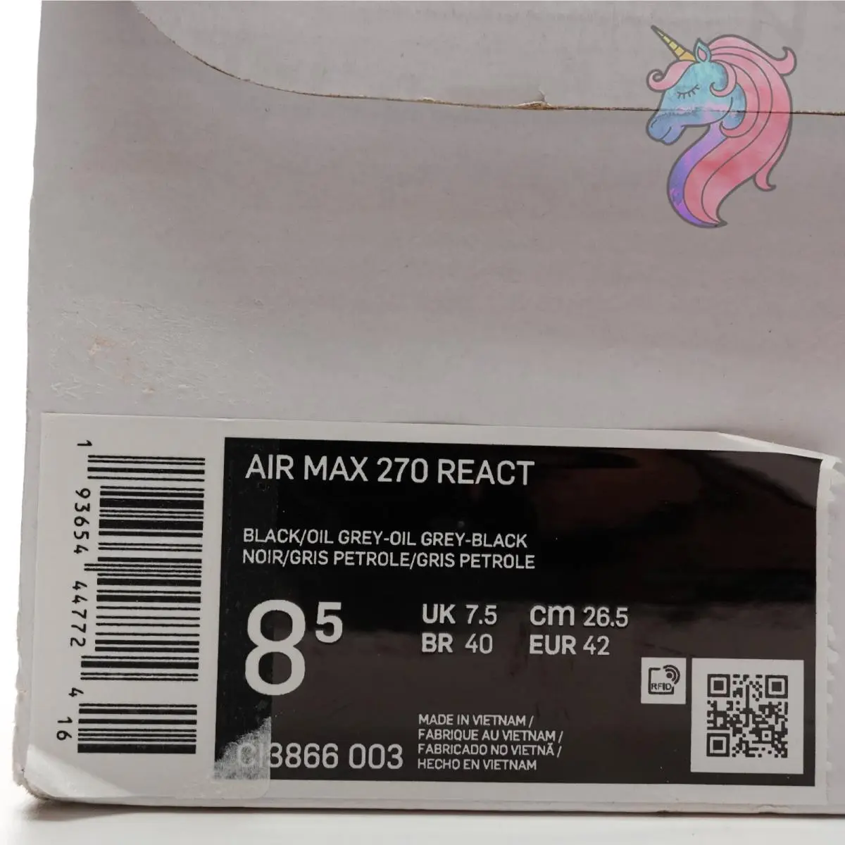 Nike shoes - Nike Air Max 270 React - CI3866-003 - Black 11