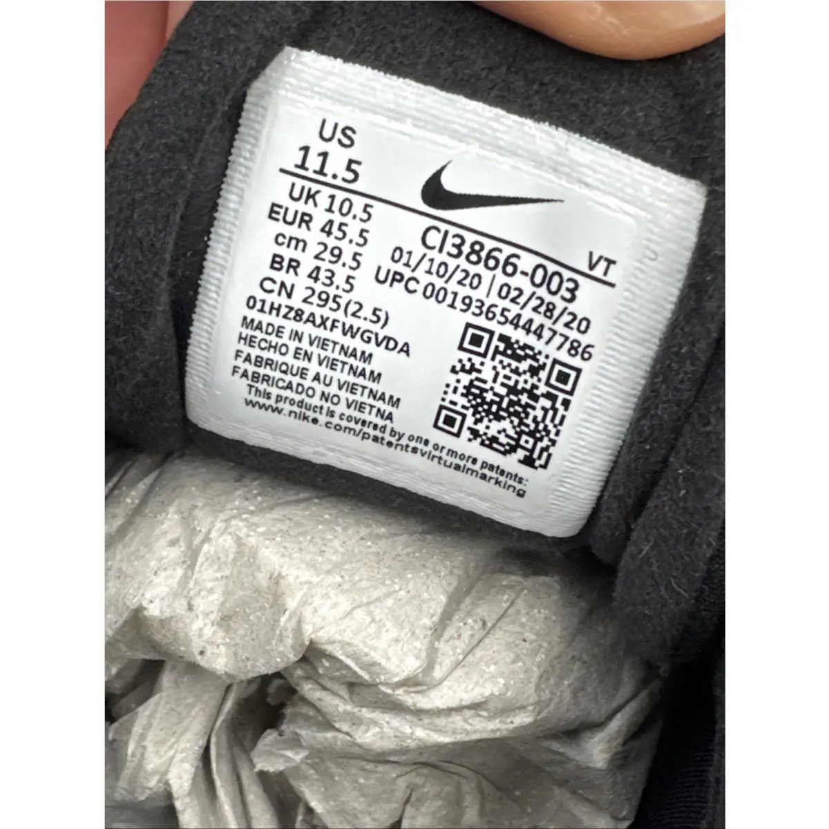 Nike shoes - Nike Air Max 270 - Air Max - CI3866-003 - Black (UPC: 0193654447694) 7