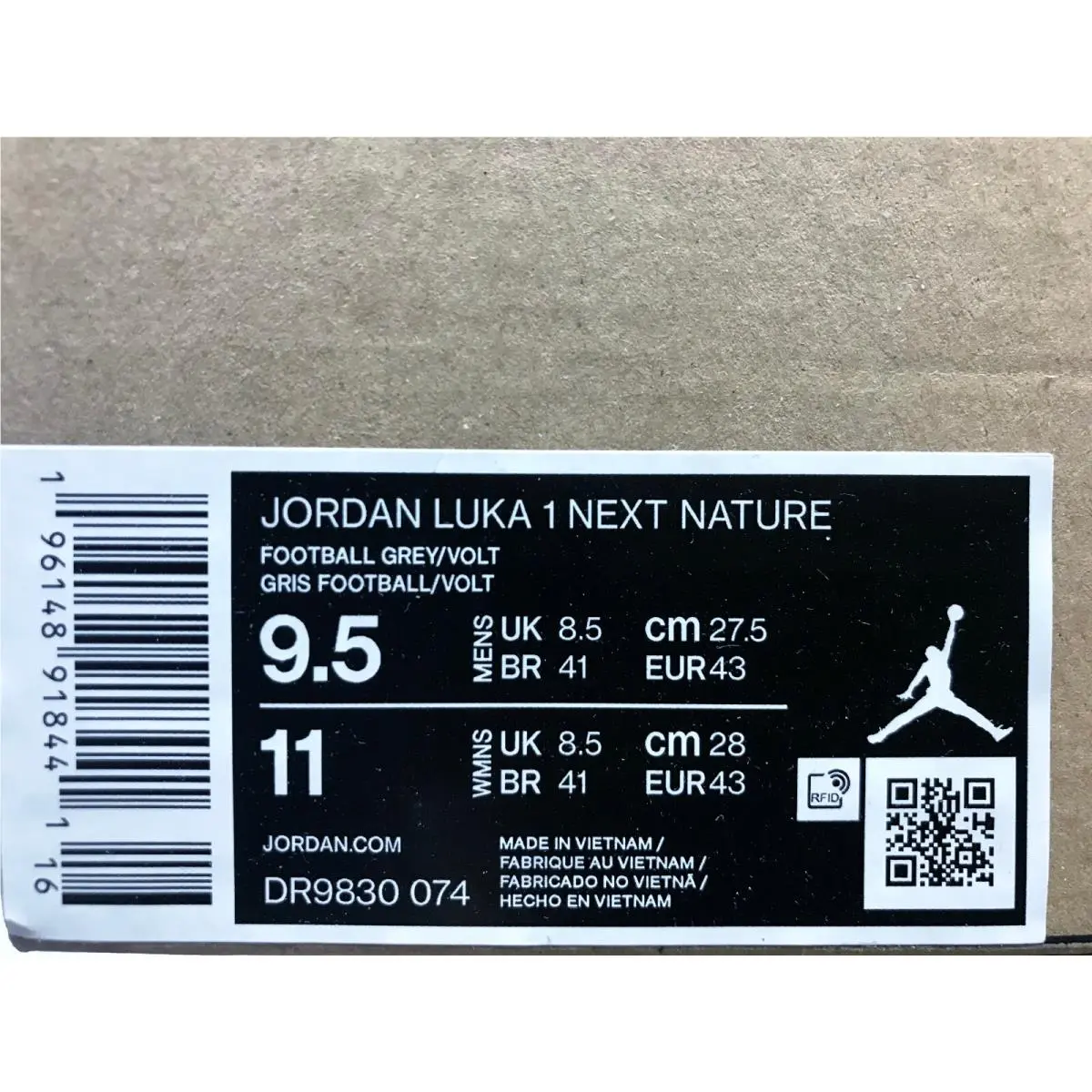 Nike shoes - Jordan Luka 1 - Luka - DR9830-074 - Gray (UPC: 196148918441) 3