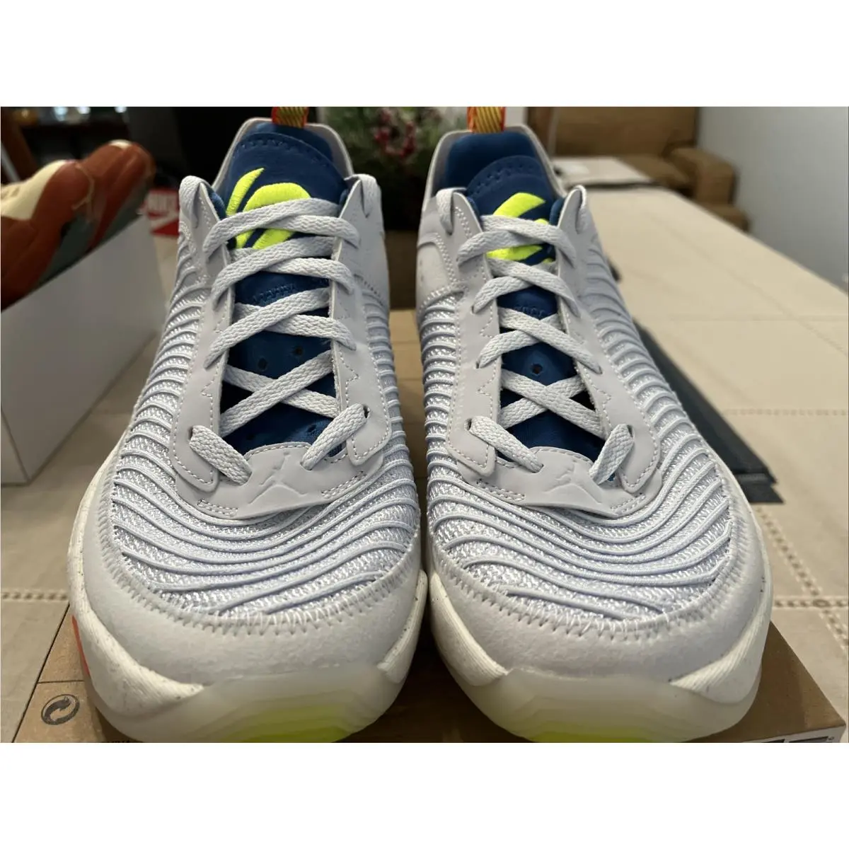 Nike shoes - Nike Air Jordan Luka 1 Next Nature - DR9830-074 - Football Grey/Volt 3