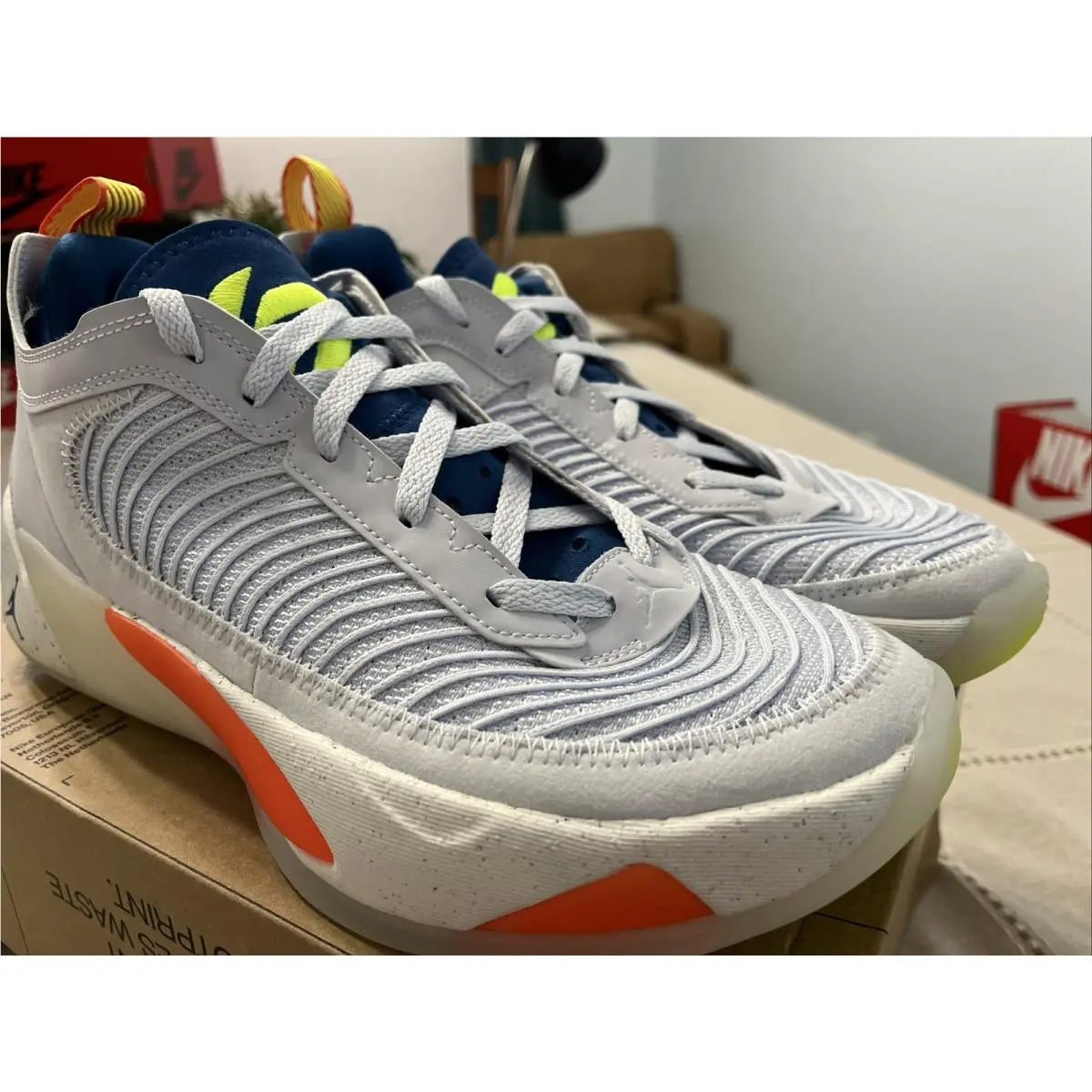 Nike shoes - Nike Air Jordan Luka 1 Next Nature - DR9830-074 - Football Grey/Volt 4
