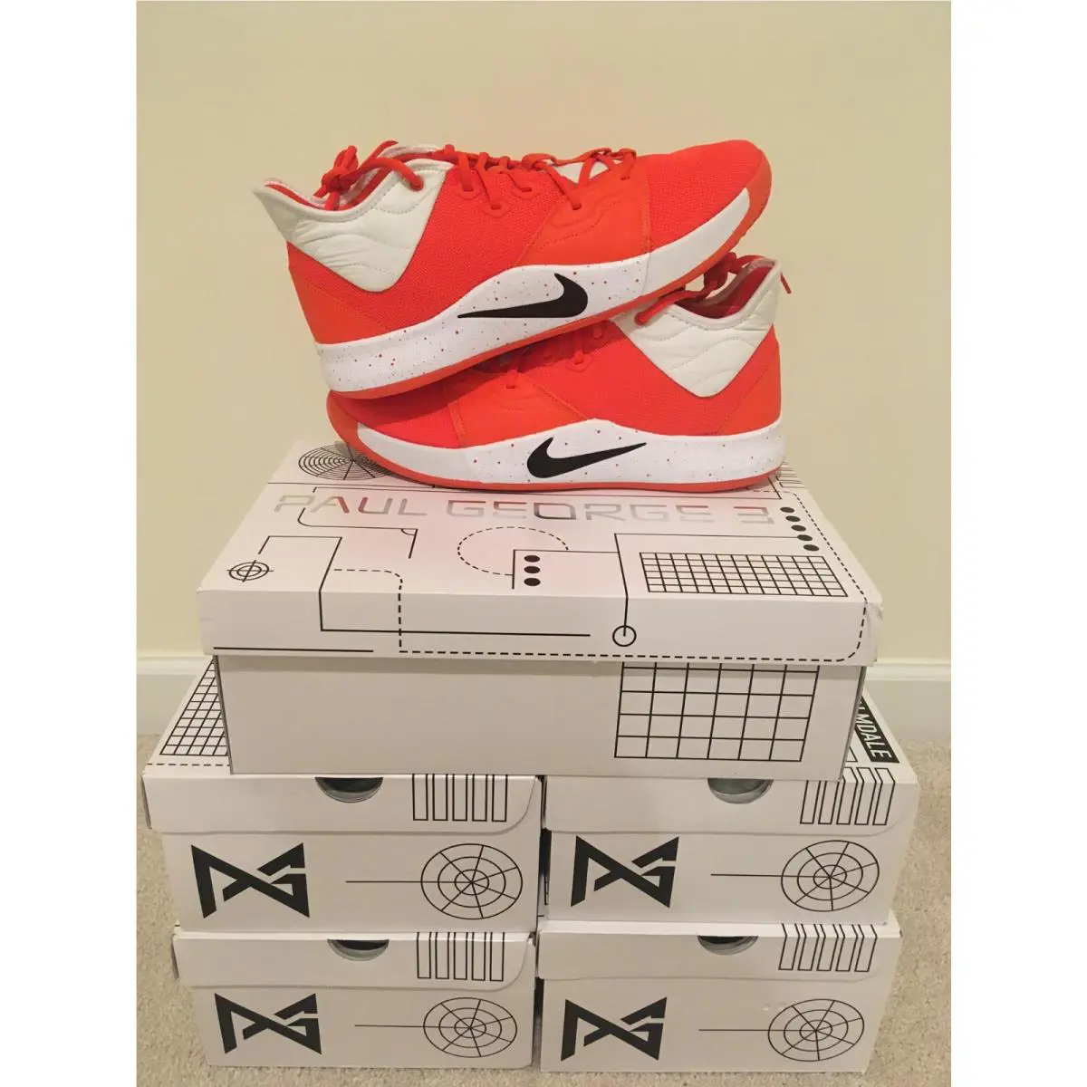 Nike shoes - Nike Pg 3 - CN9513-800 - Orange (UPC: 193150822797) 0