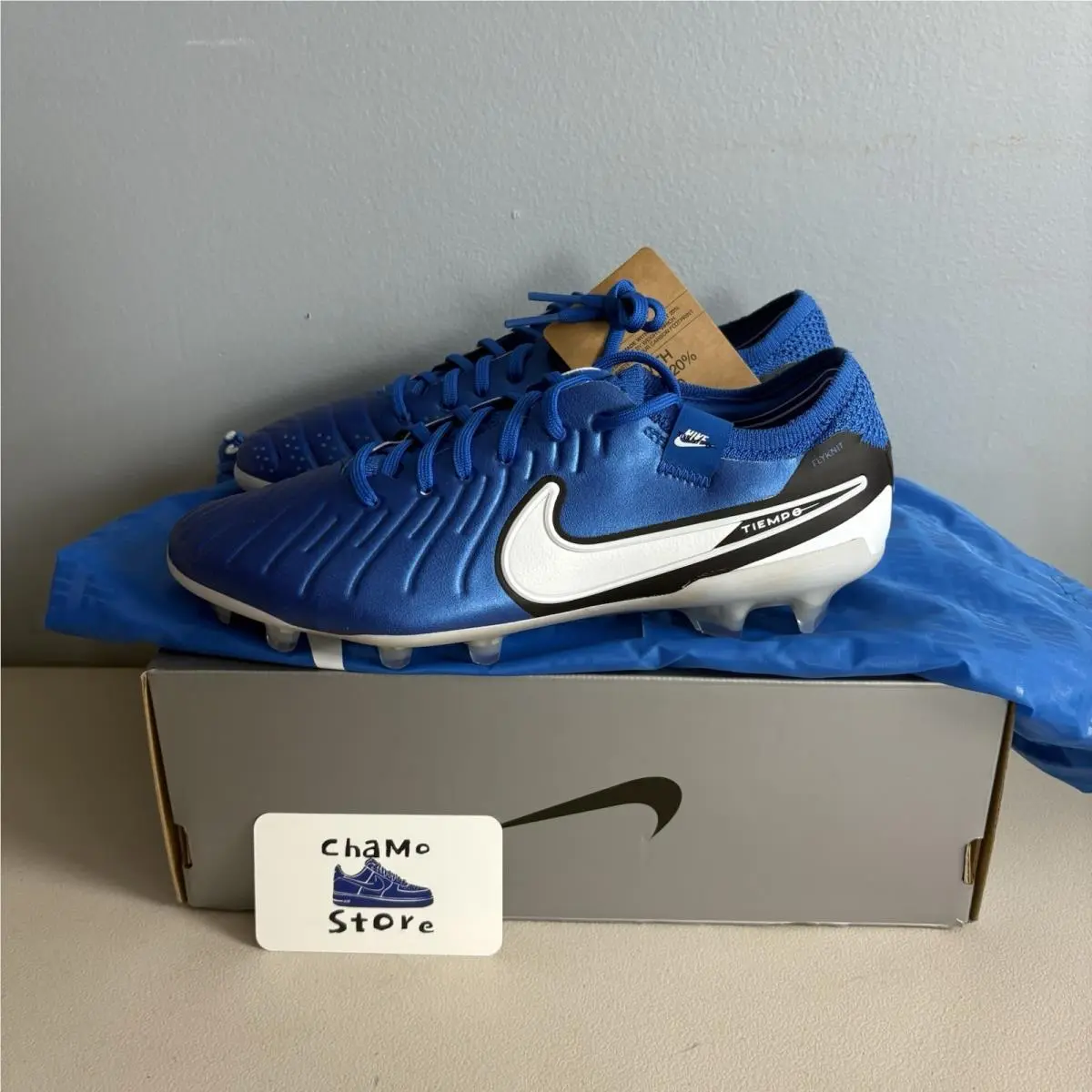 Nike shoes - Nike Tiempo Legend 10 Elite FG - DV4328-400 - Blue 1