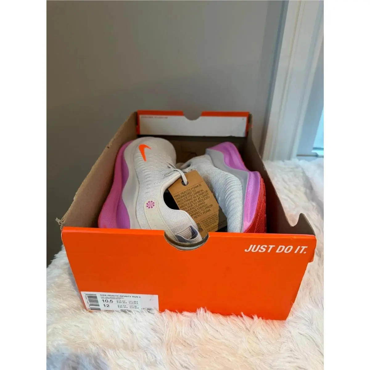 Nike shoes - Nike ReactX Infinity Run - ReactX Infinity Run - DR2665-011 - Grey (UPC: 197602148619) 8