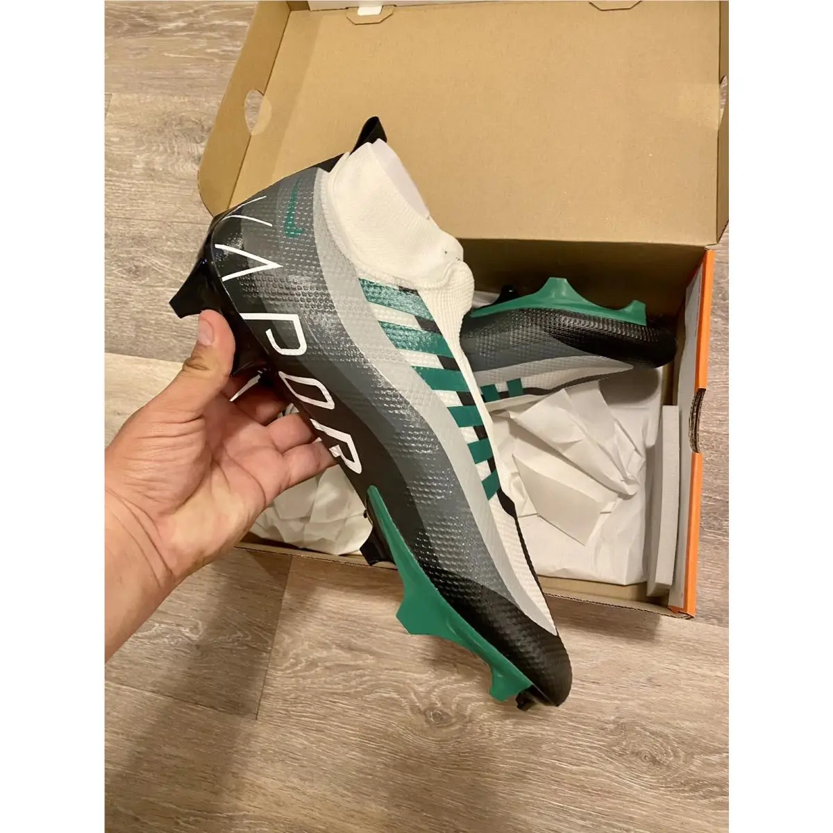 Nike shoes - Nike Vapor Edge Pro 360 - DV0778-005 - Pine Green-White-Black (UPC: 195869933597) 8