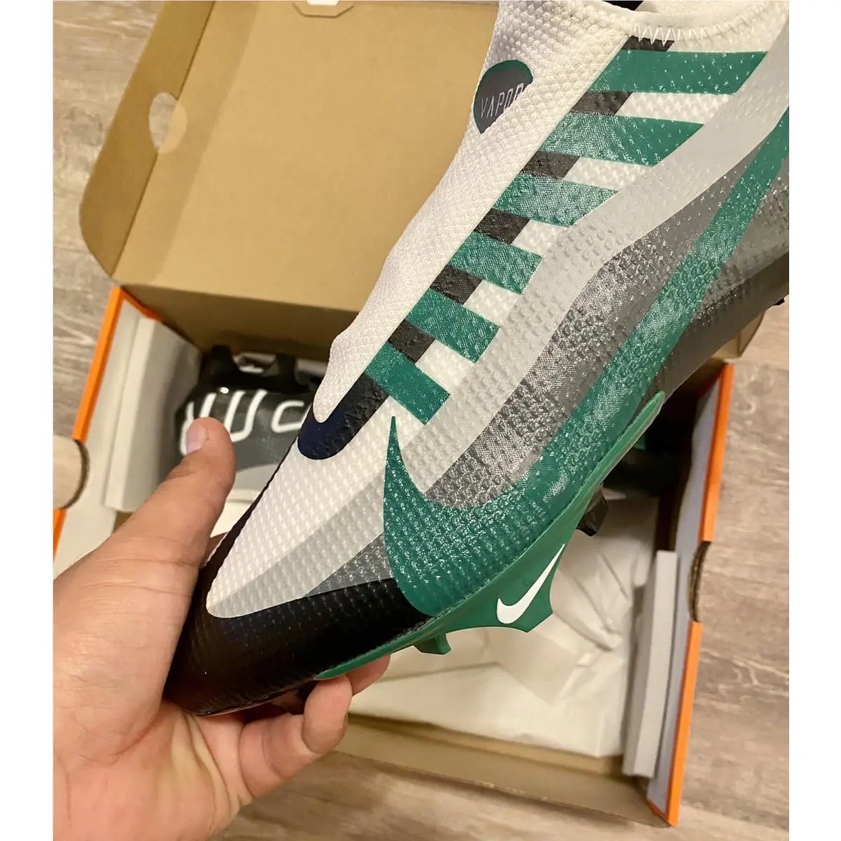 Nike shoes - Nike Vapor Edge Pro 360 - DV0778-005 - Pine Green-White-Black (UPC: 195869933597) 2