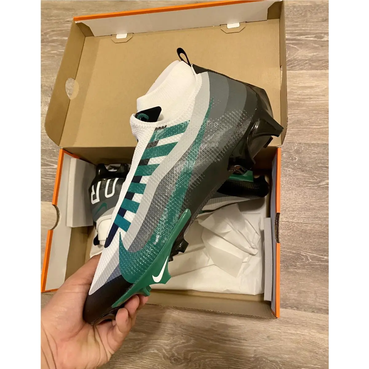 Nike shoes - Nike Vapor Edge Pro 360 - DV0778-005 - Pine Green-White-Black (UPC: 195869933597) 3