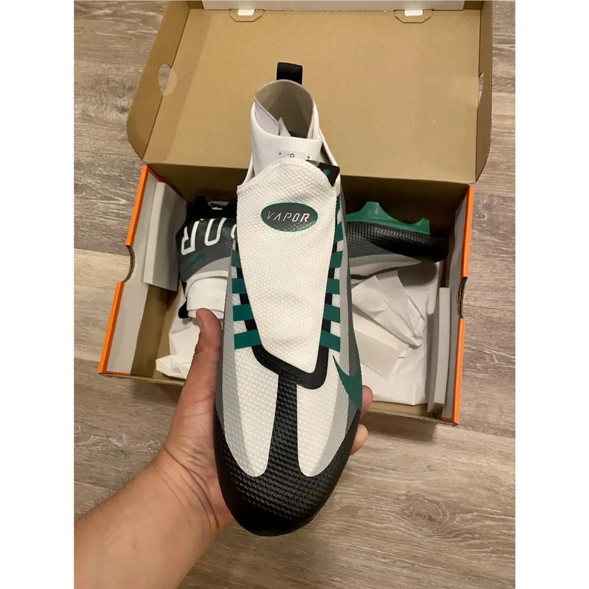 Nike shoes - Nike Vapor Edge Pro 360 - DV0778-005 - Pine Green-White-Black (UPC: 195869933597) 4
