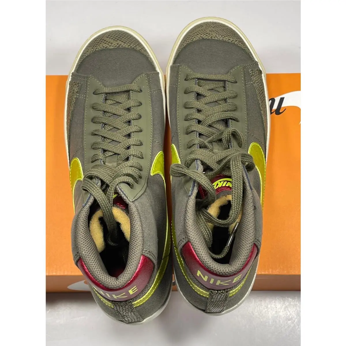 Nike shoes - Nike Sb Blazer - Blazer - CZ0462-200 - MEDIUM OLIVE/LEMON VENOM 6