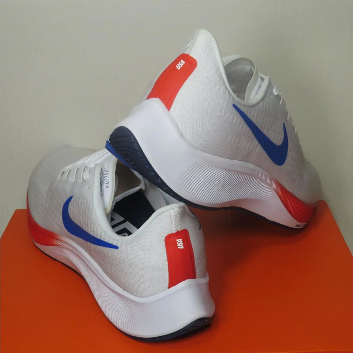 Nike shoes - Nike Air Zoom Pegasus 37 USA - DA1885-100 - White (UPC: 194500272620) 4