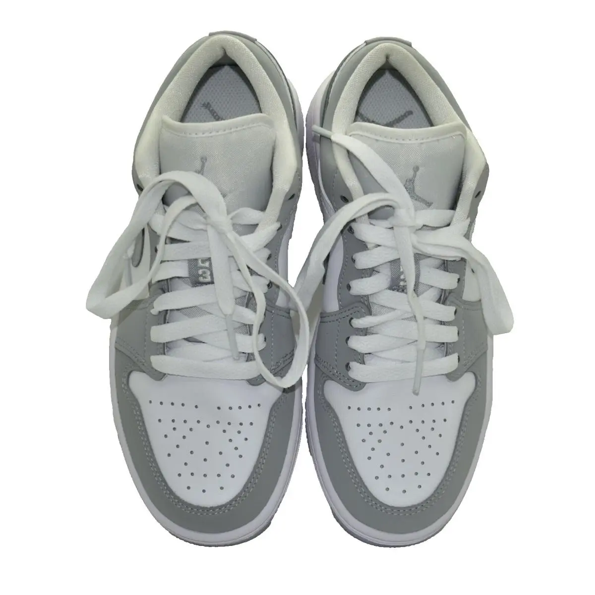 Nike shoes - Air Jordan 1 Low - Air Low - DC0774105 - White/Wolf Grey-Aluminum 1
