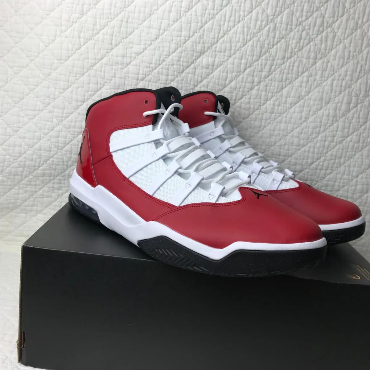 Nike shoes - Air Jordan Max Aura - Air Max Aura - AQ9084-602 - Gym Red/Black-White 6