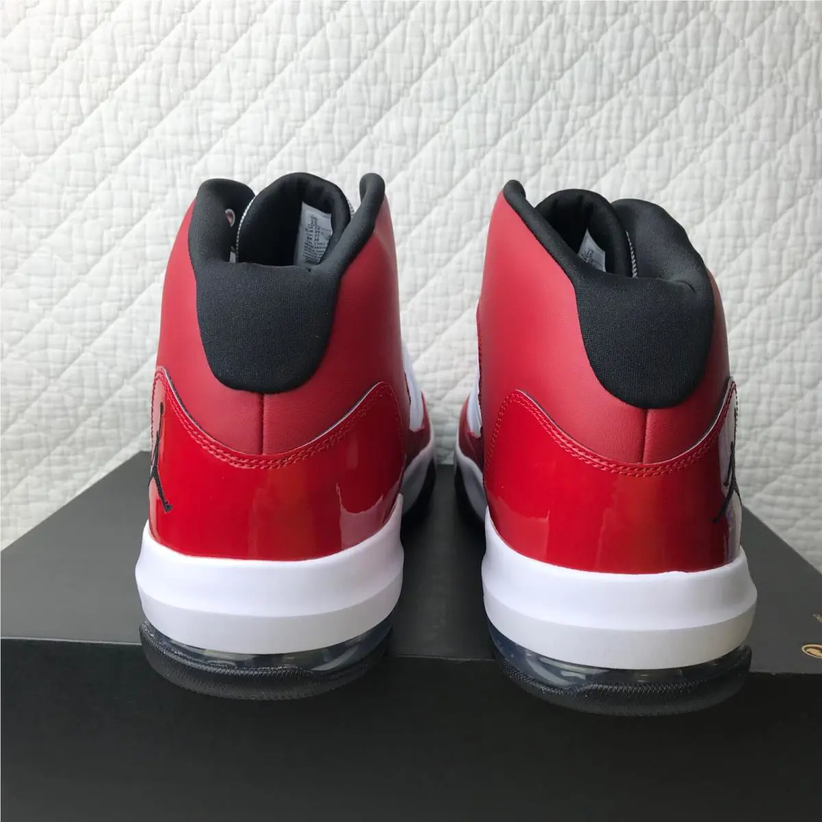 Nike shoes - Air Jordan Max Aura - Air Max Aura - AQ9084-602 - Gym Red/Black-White 4