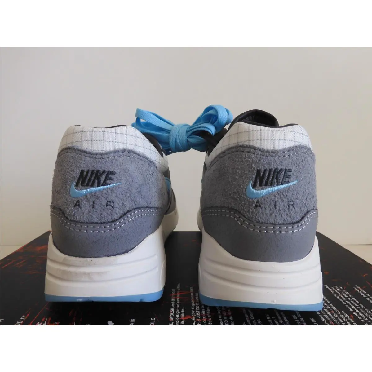 Nike shoes - Nike Air Max 1 - Air Max - FQ8742-100 - White/Blue Chill-Cool Grey 2