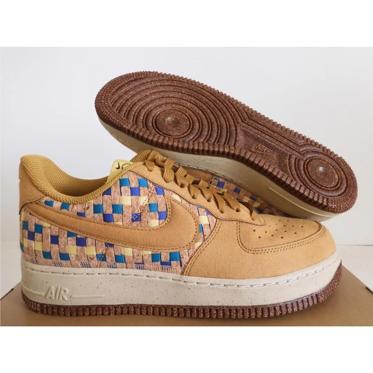 Nike Air Force 1 Low SP / N7 Wheat-wheat-saturn Gold SZ 8.5 DM4956-700