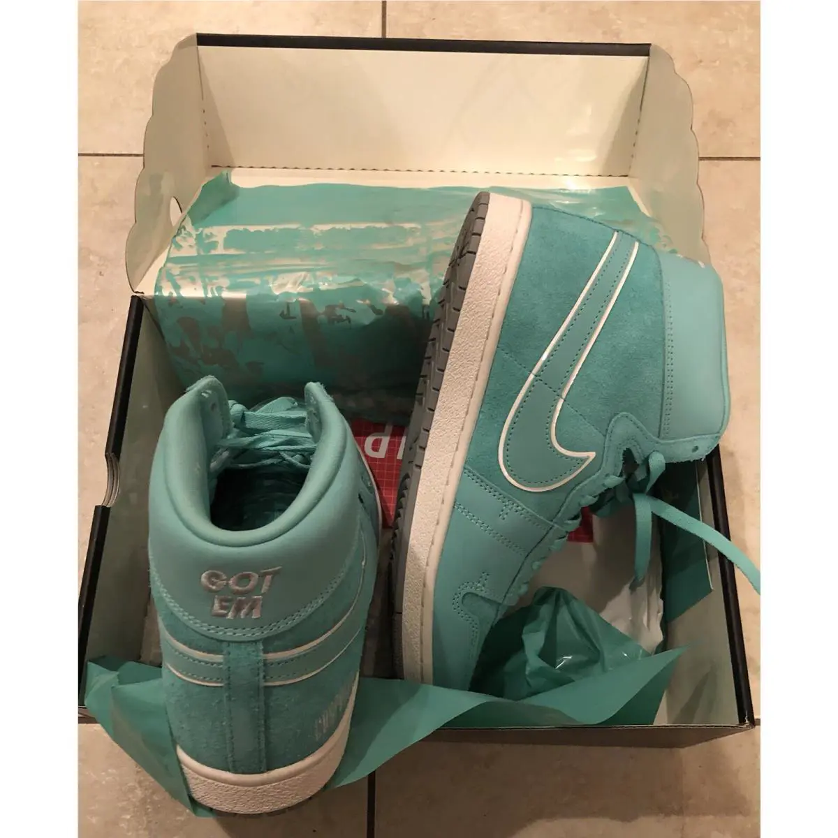 Nike shoes - PE - FJ2384-301 - Light Menta/Metallic Silver 7