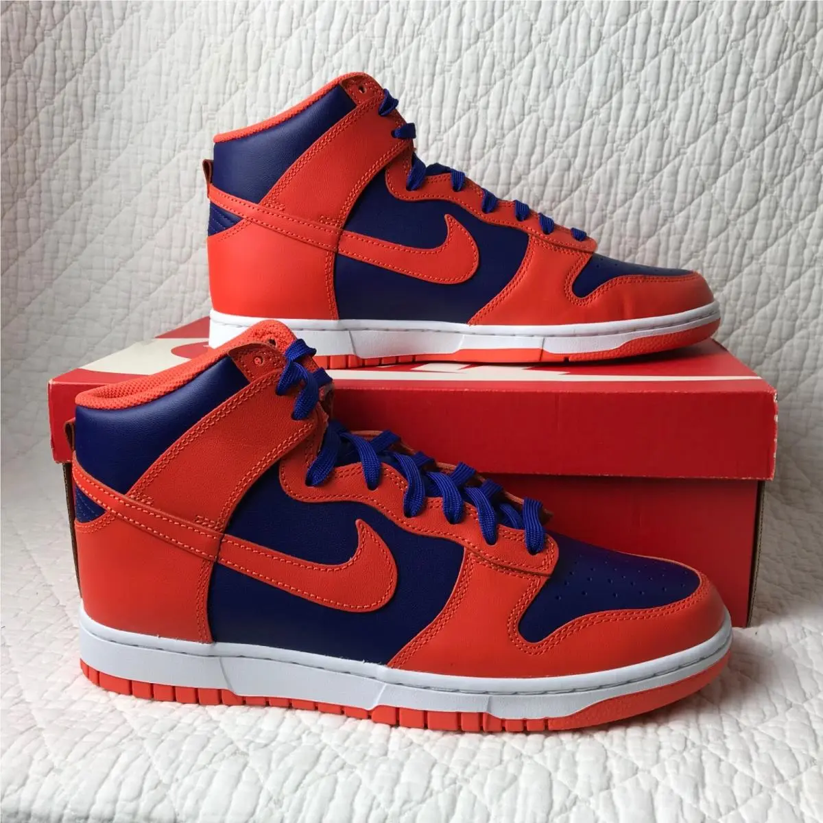 Nike shoes - Nike Dunk High - Dunk High - DD1399-800 - Orange/Orange Deep Royal Blue 0