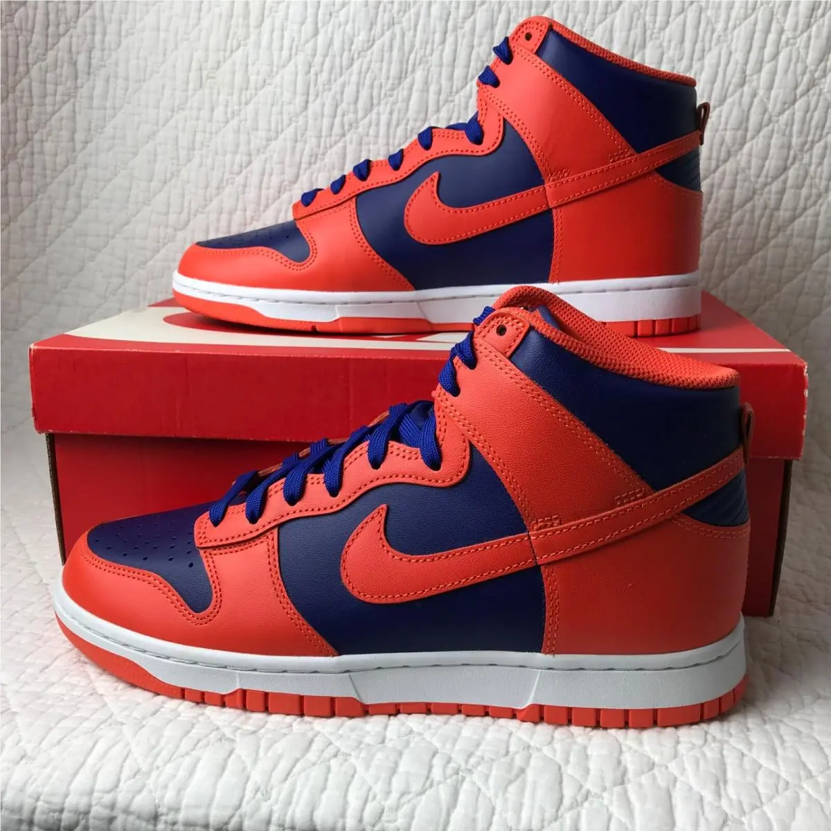 Nike shoes - Nike Dunk High - Dunk High - DD1399-800 - Orange/Orange Deep Royal Blue 1
