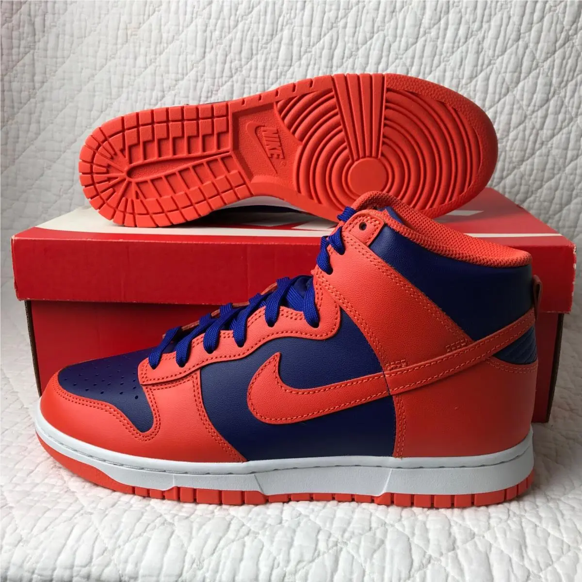 Nike shoes - Nike Dunk High - Dunk High - DD1399-800 - Orange/Orange Deep Royal Blue 2