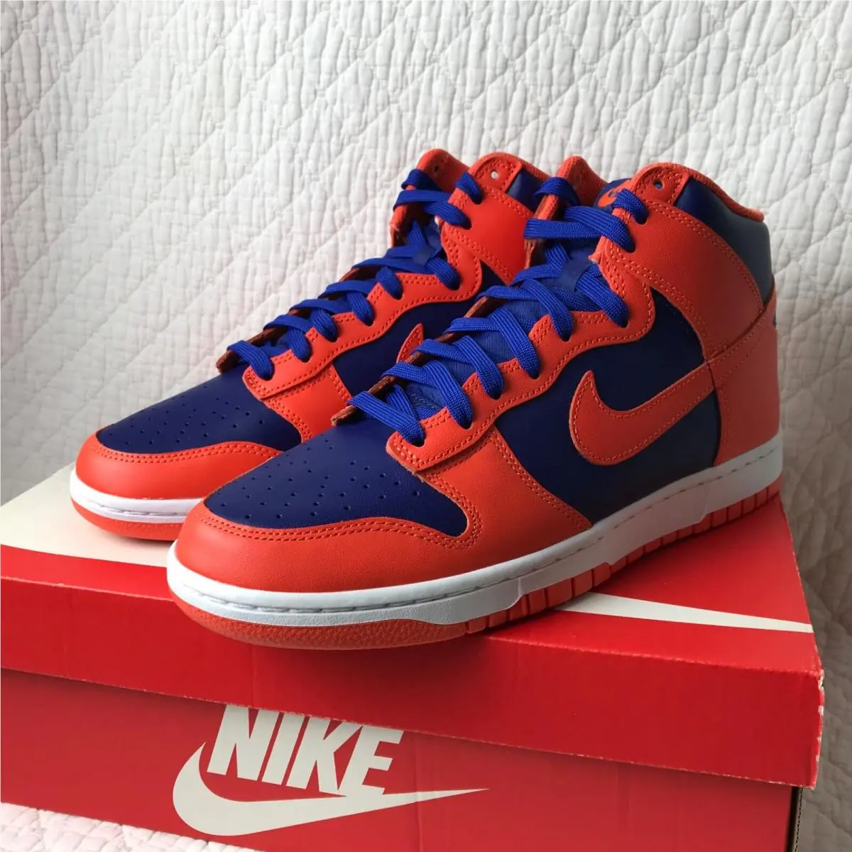 Nike shoes - Nike Dunk High - Dunk High - DD1399-800 - Orange/Orange Deep Royal Blue 5
