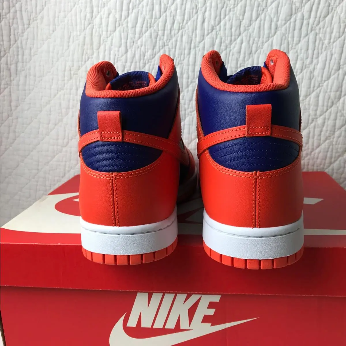 Nike shoes - Nike Dunk High - Dunk High - DD1399-800 - Orange/Orange Deep Royal Blue 4