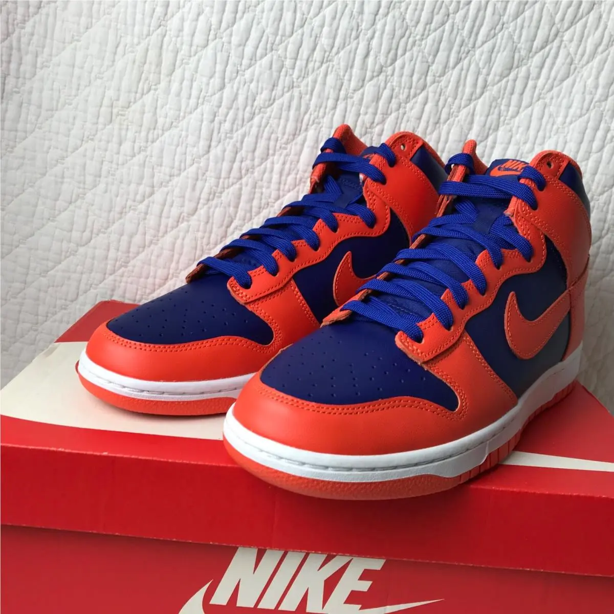Nike shoes - Nike Dunk High - Dunk High - DD1399-800 - Orange/Orange Deep Royal Blue 6