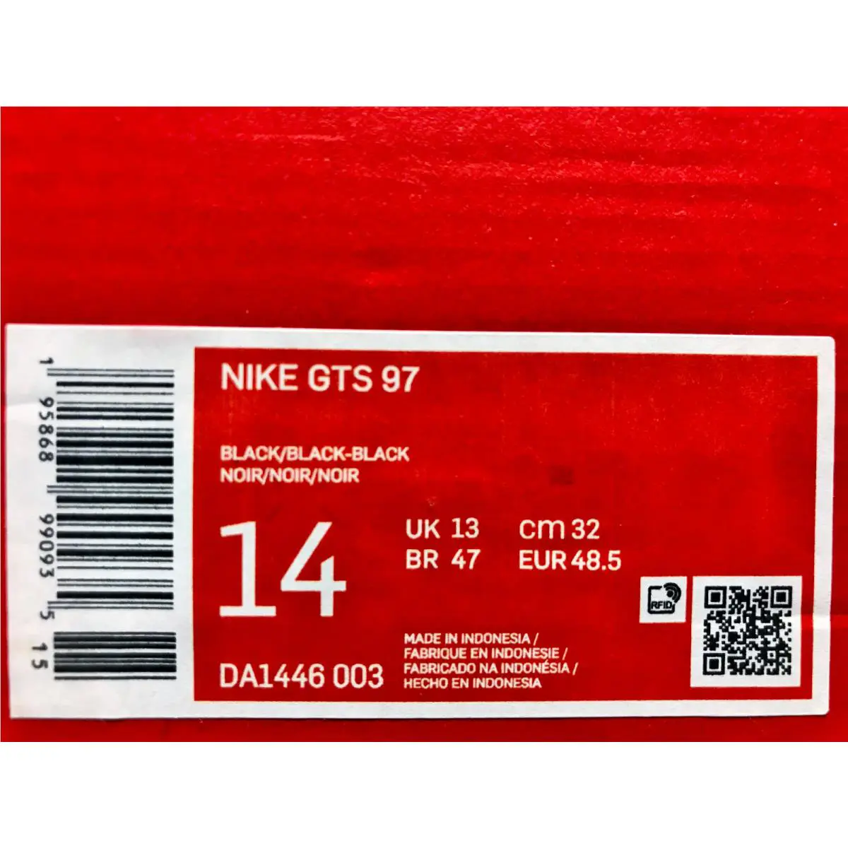 Nike shoes - Nike GTS - GTS - DA1446-003 - Black (UPC: 195868990935) 3