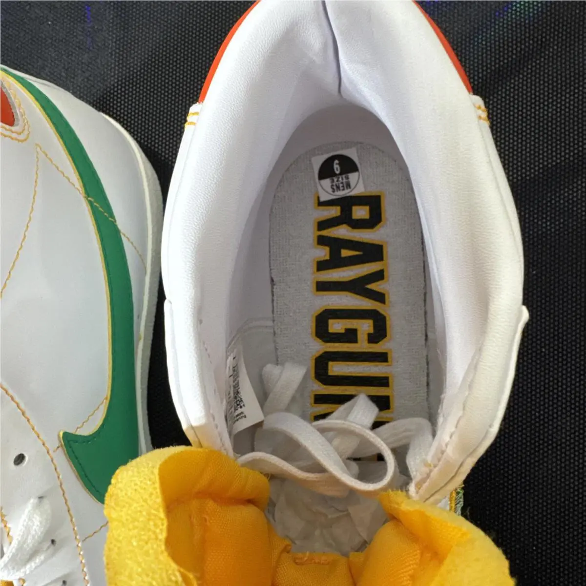 Nike shoes - Nike Blazer `77 Vintage - Blazer Vintage - DD9239-100 - White, Manufacturer: White/Stadium Green/Team Orange/University Gold (UPC: 0194954387765) 5