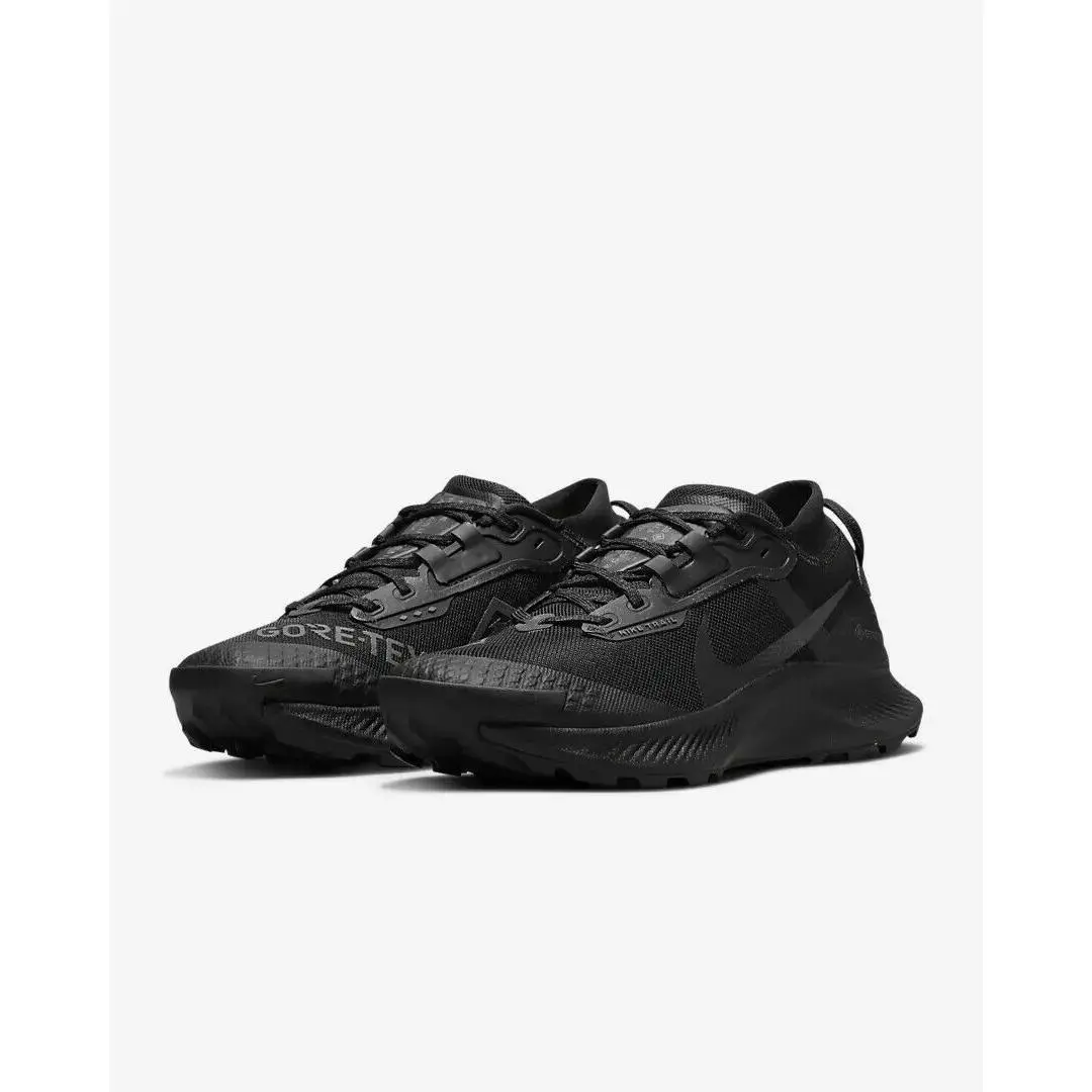 Nike Pegasus Trail 3 Gtx Sz 7.5/WMNS 9 Black/dk Smoke Grey DC8793-001 Box No Lid - Black