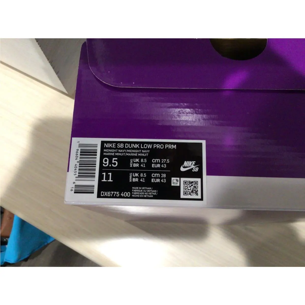 Nike shoes - Nike Dunk SB - Dunk - Dx6775-400 - Blue (UPC: 196604404556) 0