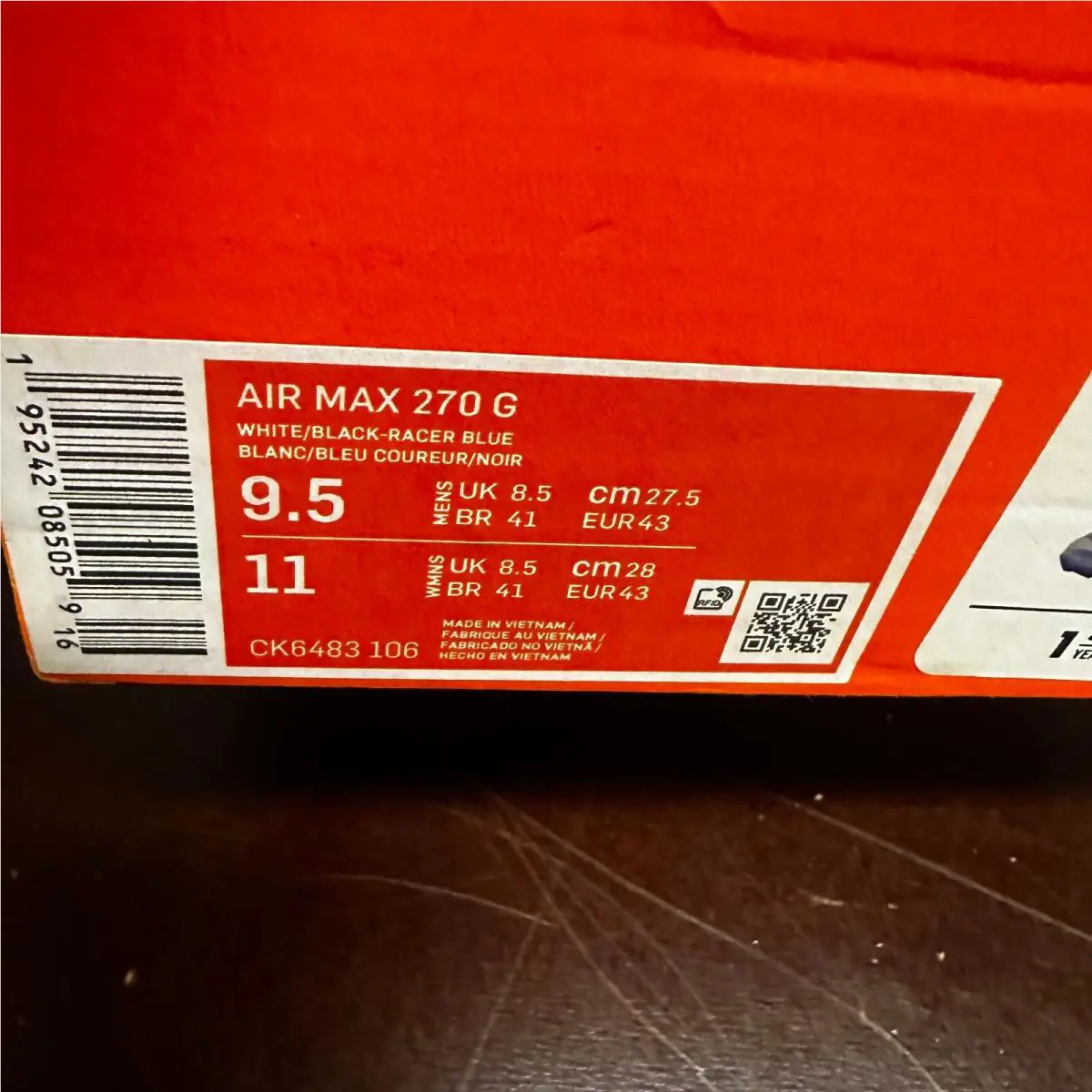 Nike shoes - Nike Air Max 270 G - CK6483-106 - Multicolor (UPC: 195242085059) 4