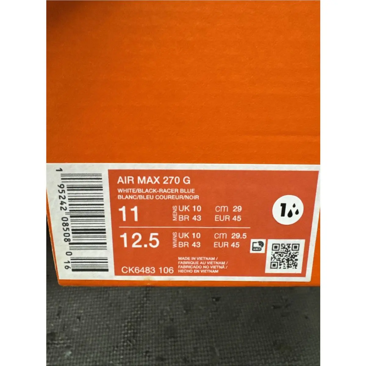 Nike shoes - Air Max 270 Golf - Air Max Golf - CK6483-106 - White (UPC: 0195242085080) 4