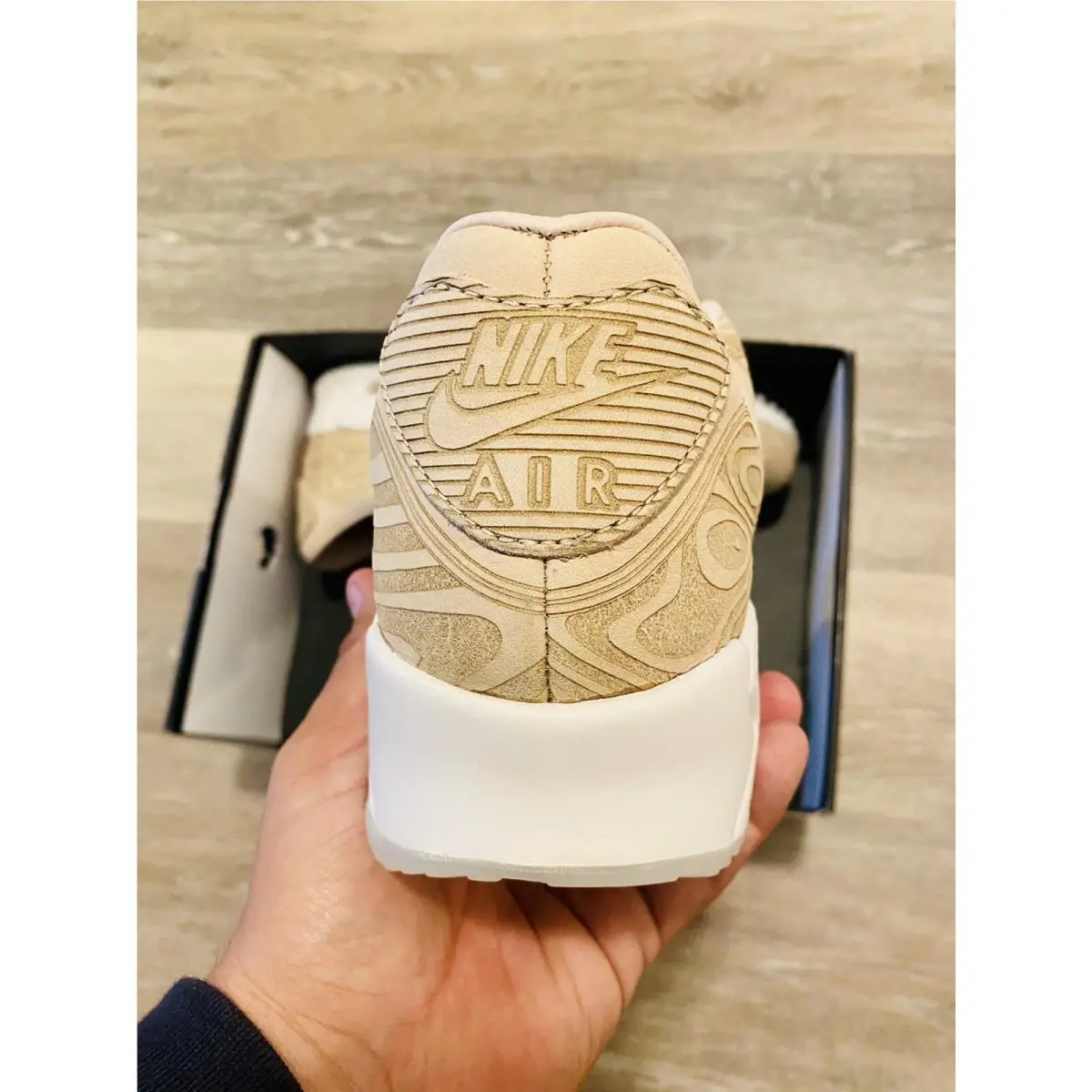 Nike shoes - NIKE AIR MAX 90 QS LASER - DC7948-100 - Laser Wood-Natural-Summit White (UPC: 194958646684) 0
