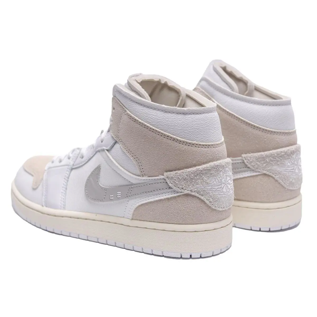 Nike shoes - Air Jordan 1 Mid SE - DM9652-120 - Beige, Manufacturer: WHITE/LIGHT OREWOOD BROWN/TECH GREY/SAIL 2
