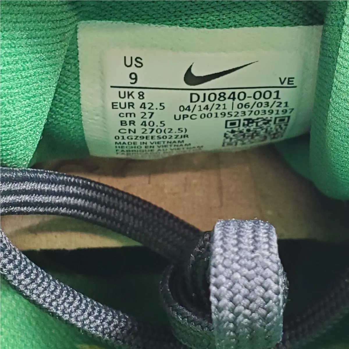 Nike shoes - Nike Air Zoom Pegasus - Air Zoom Pegasus - DJ0840-001 - Green (UPC: 195237039197) 9