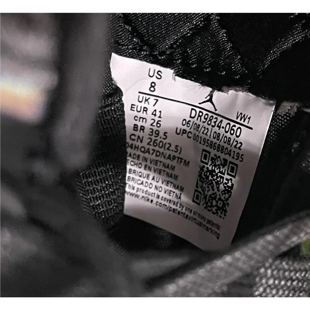 Nike shoes - Air Jordan 2 - Air - DR9834-060 - Black 6