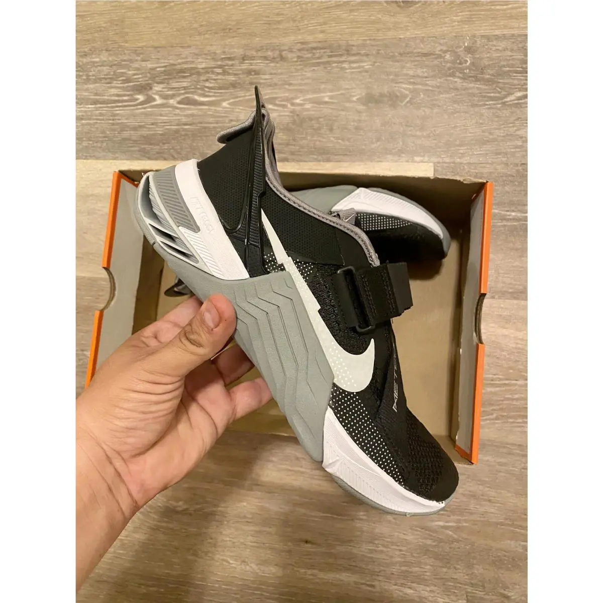 Nike shoes - Nike Metcon 7 Flyease - Metcon Flyease - DH3344-010 - Black-Pure Platinum (UPC: 195238840419) 8
