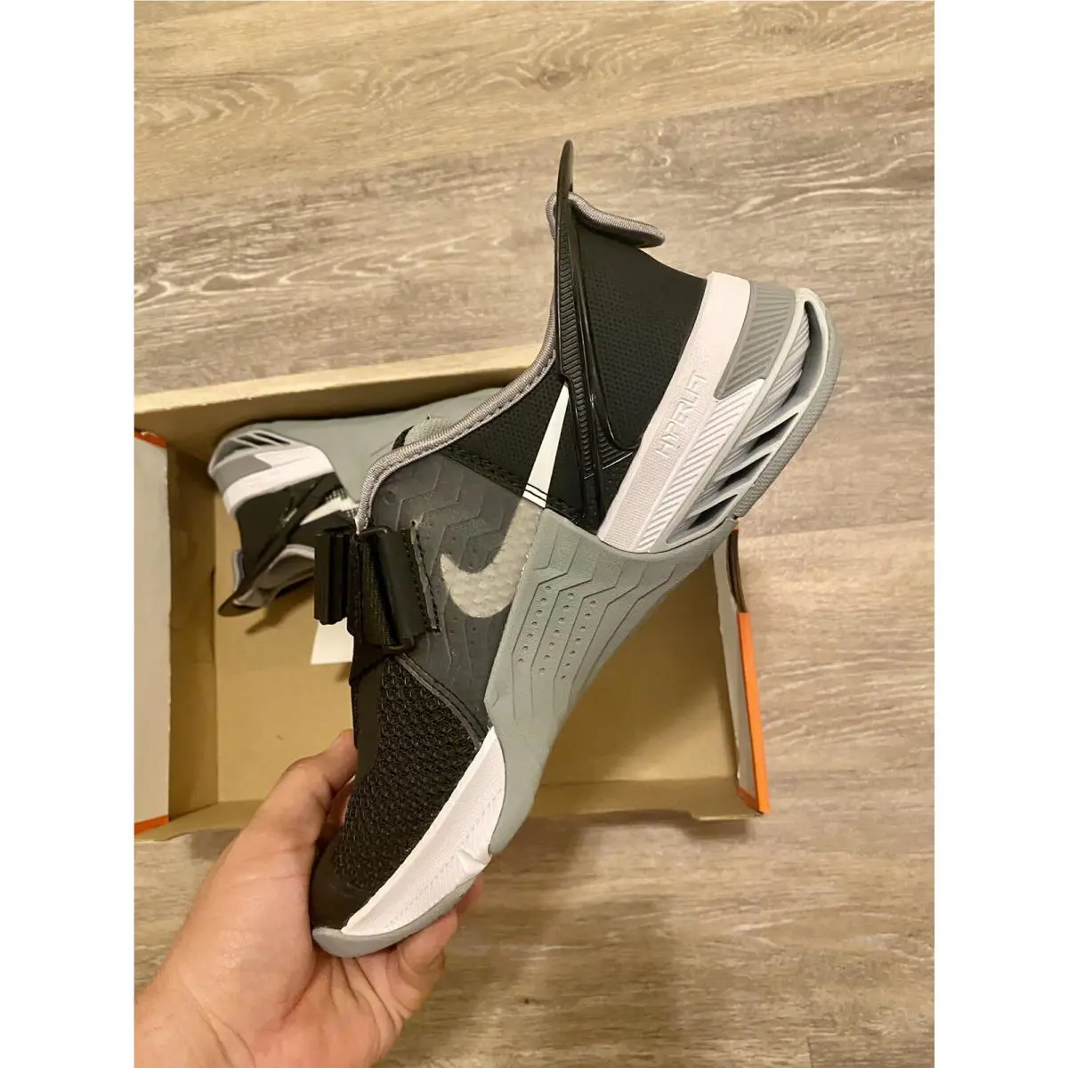 Nike shoes - Nike Metcon 7 Flyease - Metcon Flyease - DH3344-010 - Black-Pure Platinum (UPC: 195238840419) 3