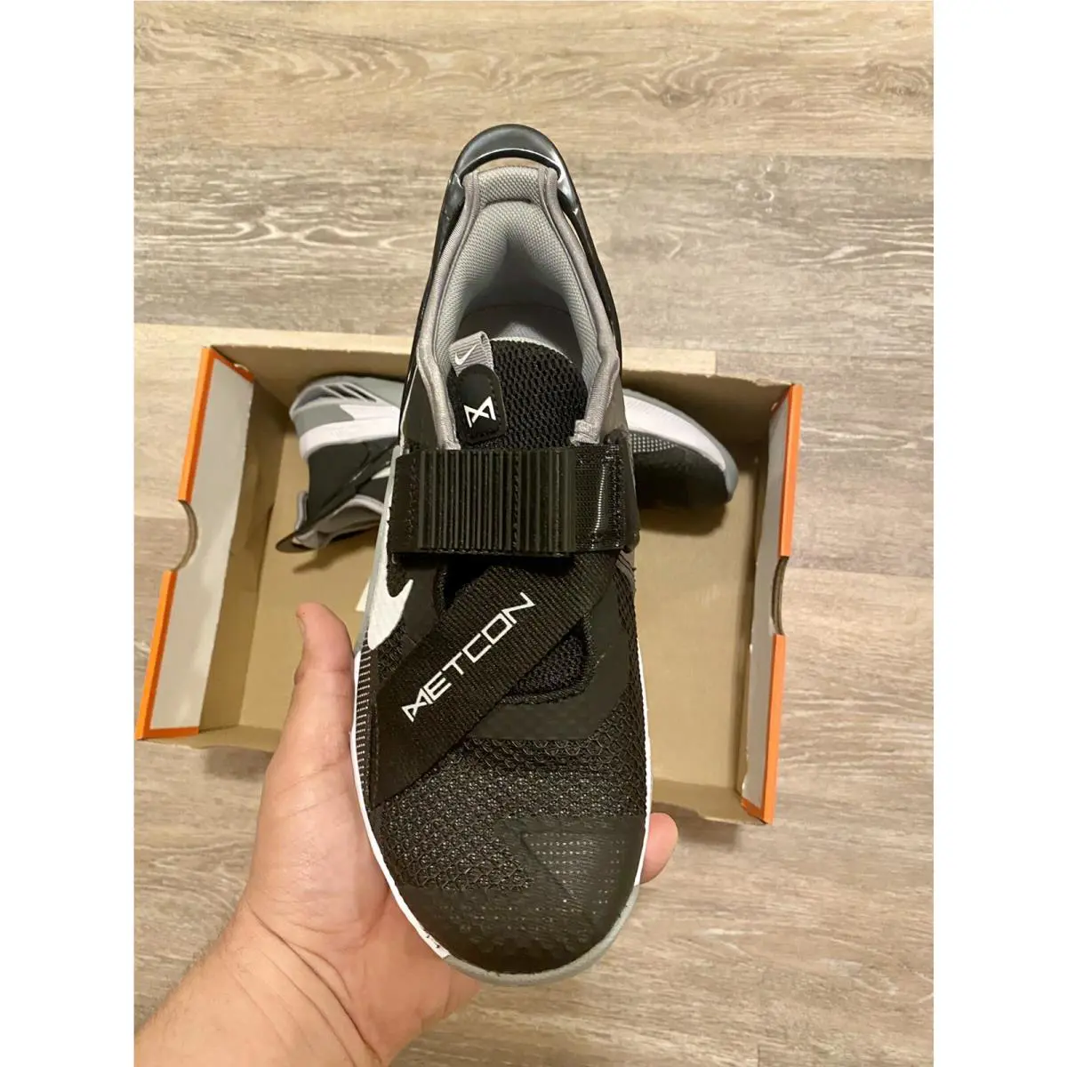 Nike shoes - Nike Metcon 7 Flyease - Metcon Flyease - DH3344-010 - Black-Pure Platinum (UPC: 195238840419) 4