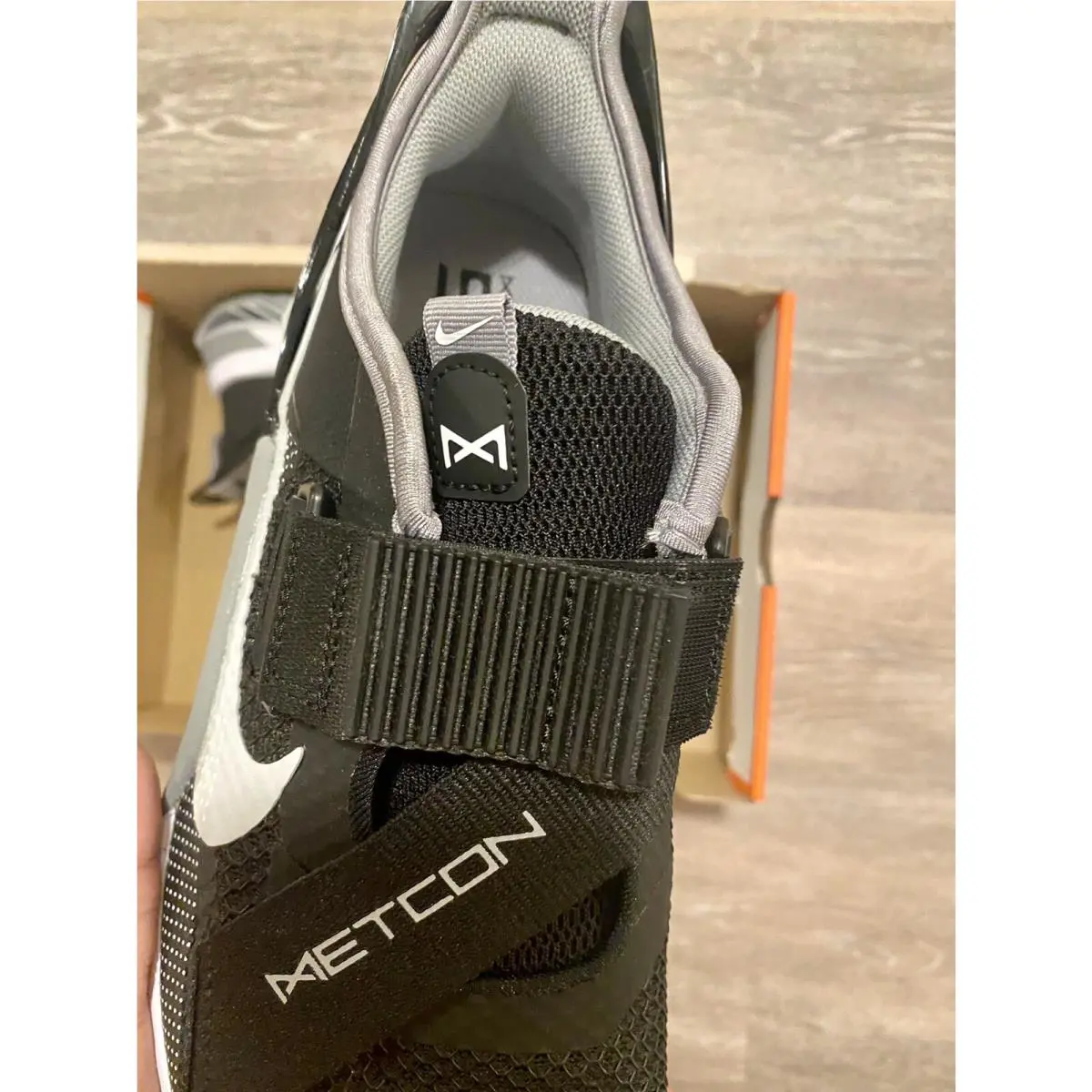 Nike shoes - Nike Metcon 7 Flyease - Metcon Flyease - DH3344-010 - Black-Pure Platinum (UPC: 195238840419) 6