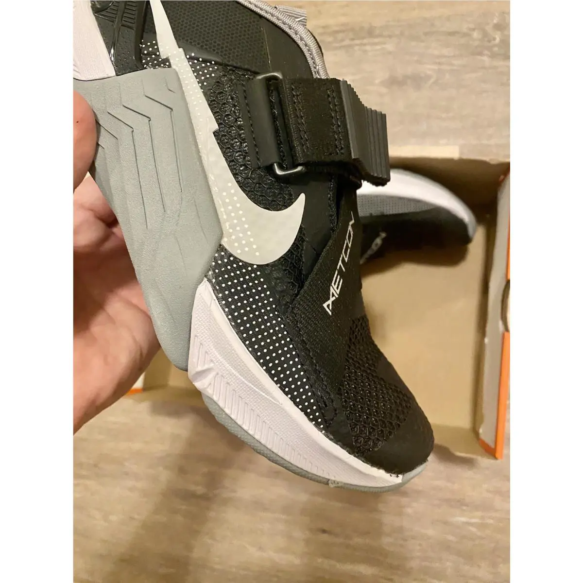 Nike shoes - Nike Metcon 7 Flyease - Metcon Flyease - DH3344-010 - Black-Pure Platinum (UPC: 195238840419) 7