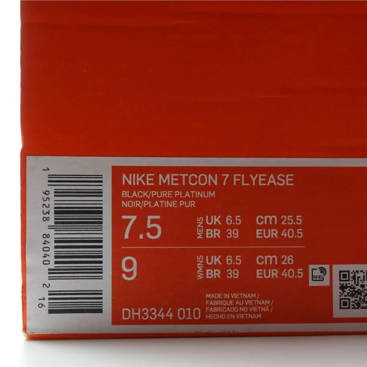 Nike shoes - Nike Metcon 7 Flyease - Metcon Flyease - DH3344 010 - Black, White, Grey 9