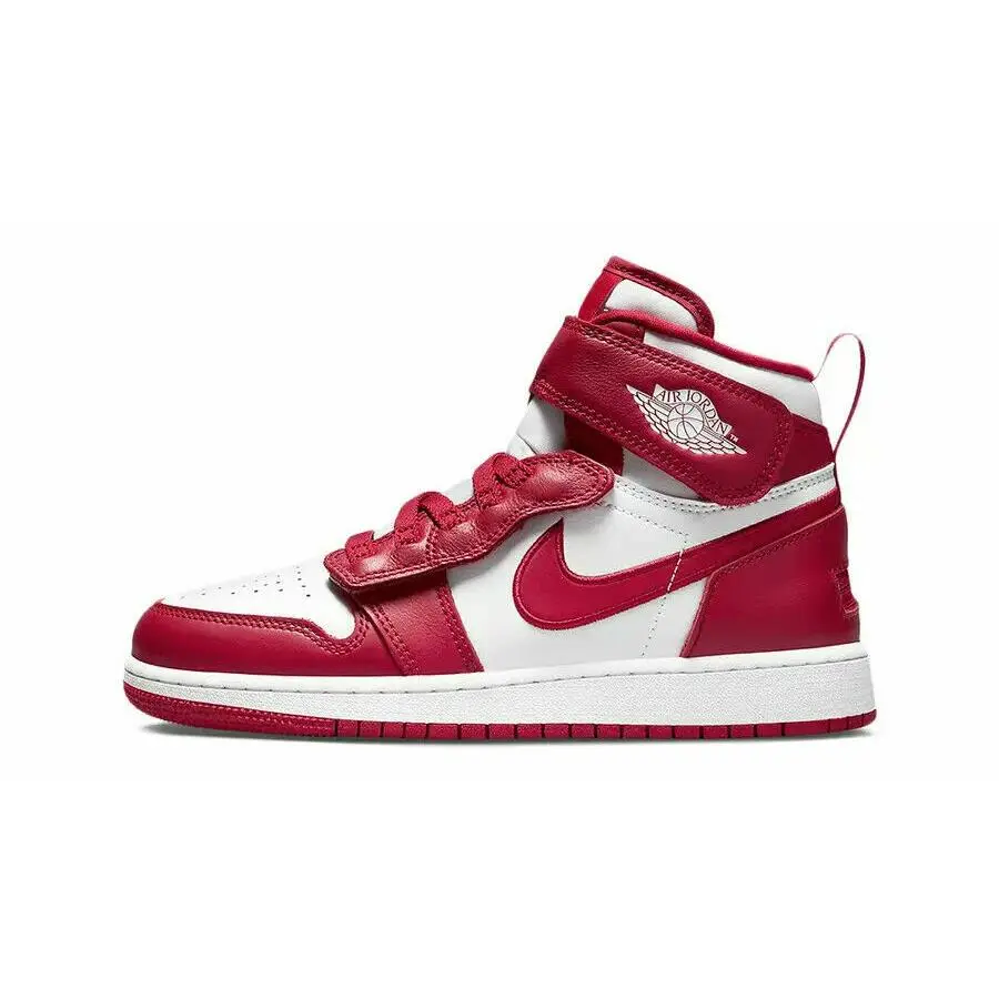 Air Jordan 1 High Flyease Size 5 Cardinal Red White Sneakers Nike DC7986 601